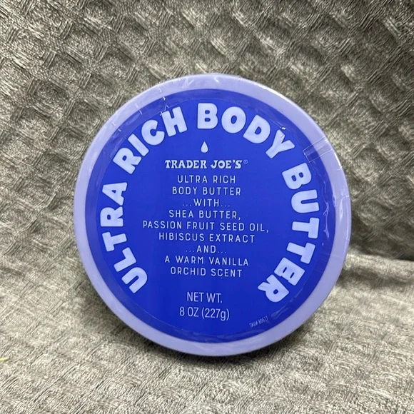 Trader Joe’s ultra rich body butter. Shea, butter, hibiscus extract, vanilla - Picture 1 of 4